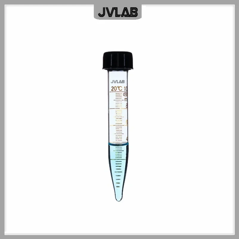 Glass Centrifuge Tube 10 ml Glass Test Tubes With Screw Cap & Scale Resistant High Temperature Tube Diameter 16 mm 10/PK