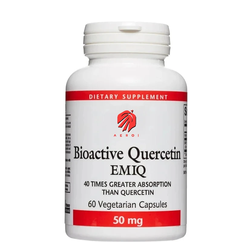 Bioactive Quercetin EMIQ 50mg Vitamin C Supporting sinus heart immune health 60 capsules