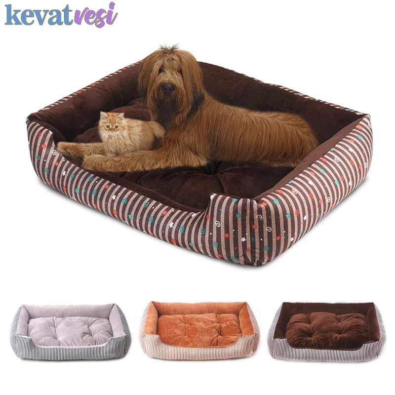 Dog Bed Small Medium Dogs Cushion Soft Cotton Winter Basket Warm Sofa House  Cat Bed for Dog Accessories Pet Supplies - AliExpress