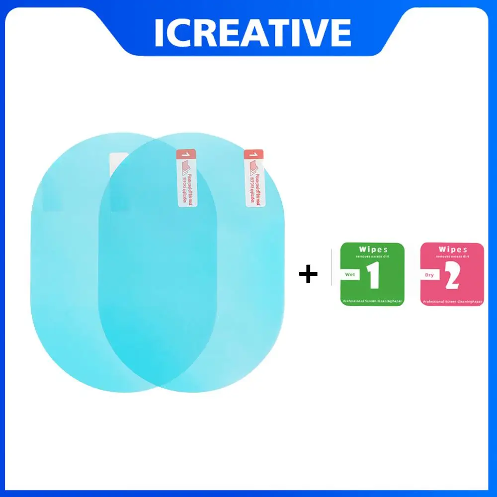 Pellicola Antipioggia Impermeabile Per Specchietto Retrovisore Auto Per Fiat 500 600 Tipo Punto Stilo Freemont Cross Coroma Panda Idea Palio