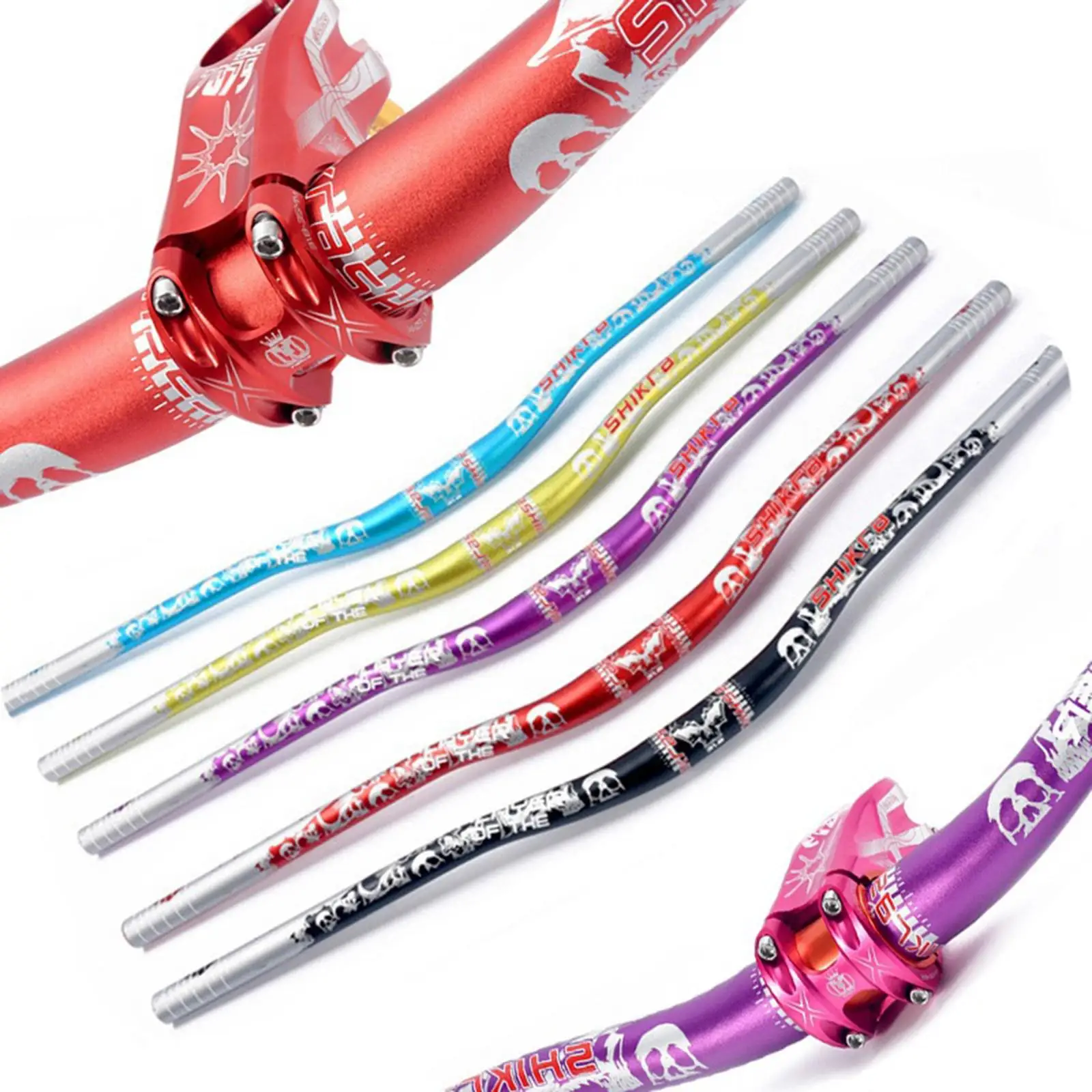 Bicycle Handlebar Mountain Bike Handlebar Downhill Riser Bar 31.8mm 720mm/780mm