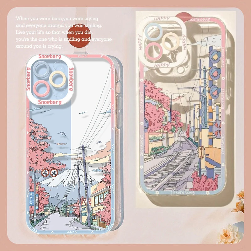 Aesthetic Mount Fuji Landscape Phone Case