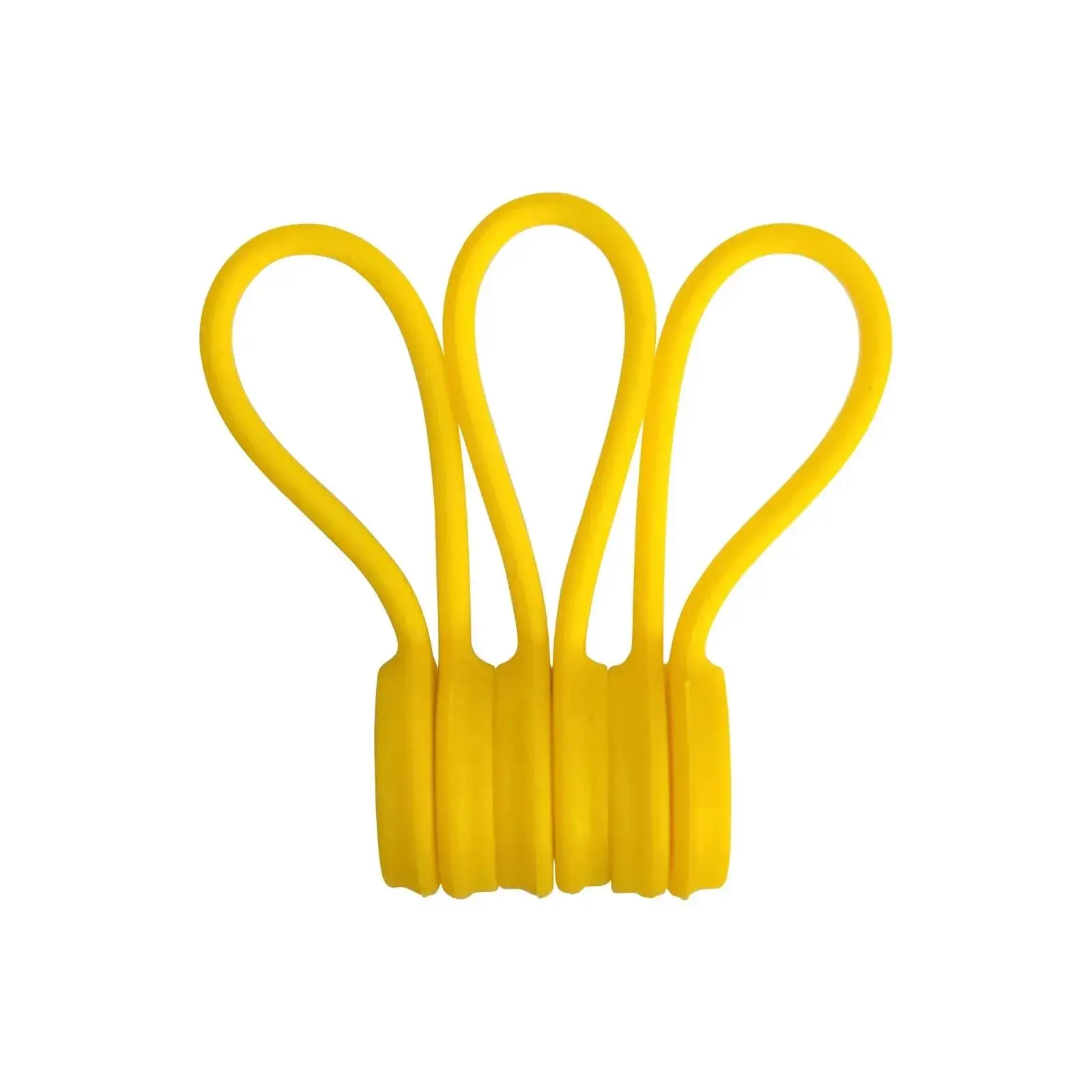 Silicone Magnetic Cable Ties Silicone Management Ties Magnet Twist Ties Reusable Cord Clips Bundling Organizing Headphones Cord