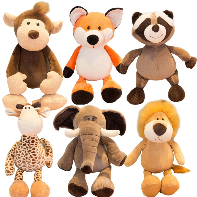 Plush Forest Animal Toys for Kids