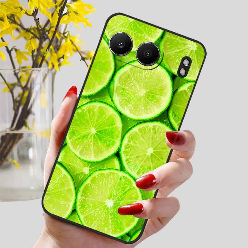 Elegant Black Marble TPU Soft Phone Cover - Fashionable Silicon Back Protector