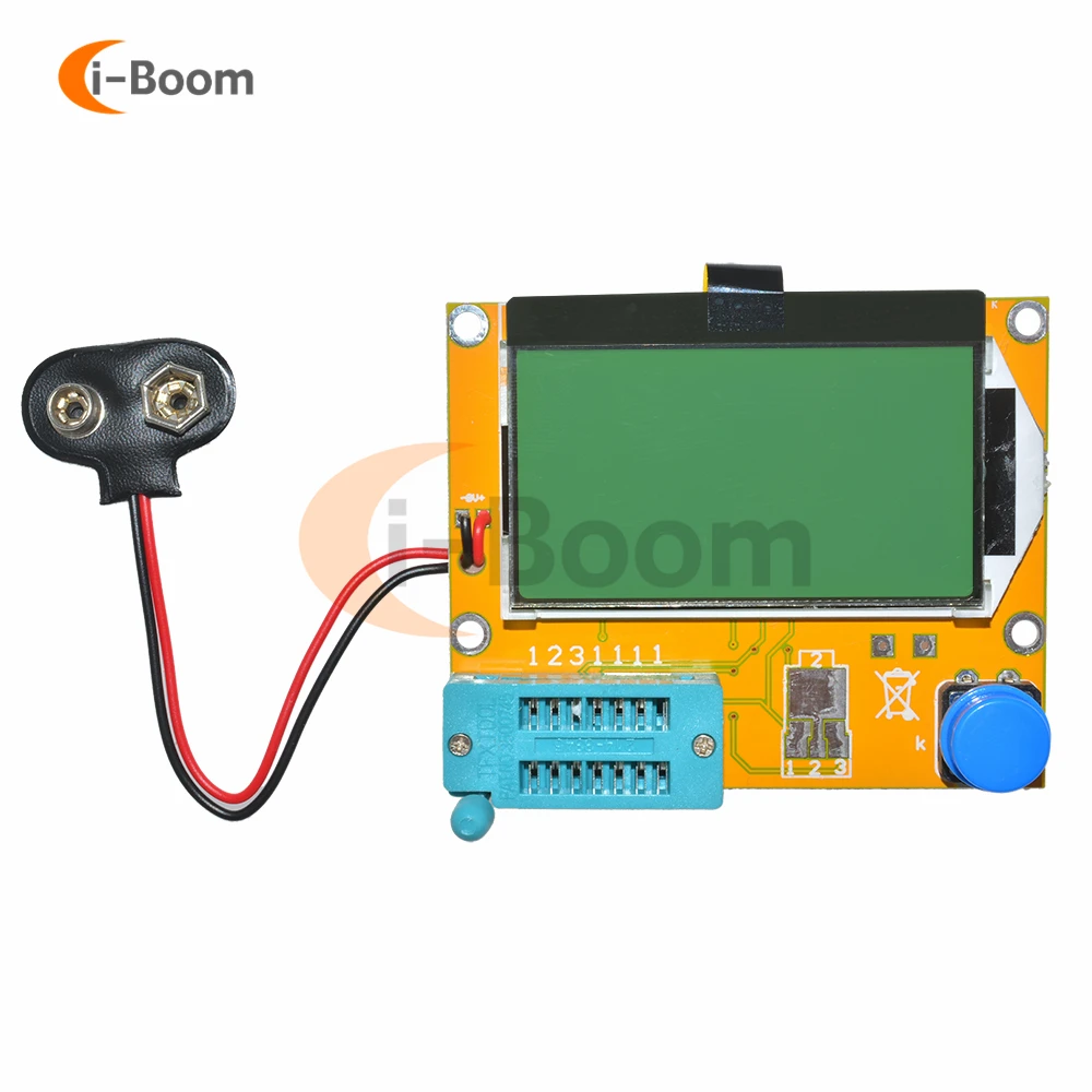 Lcr-T4 Transistor Tester Diodo Triodo Misuratore Di Capacità Esr Meter Rilevamento Automatico Npn Pnp Scr Induttanza Display Lcd