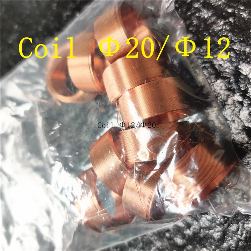 

10pcs Hollow Self-adhesive Coil Experimental Coil Electromagnetic Induction Coil of Solenoid Valve Coil Φ20 Φ12 of Electric Toy