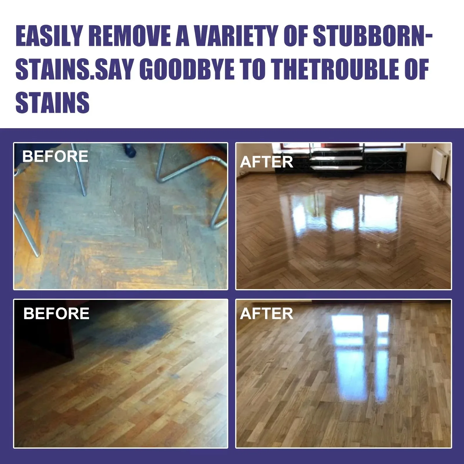 Floor Cleaner Liquid Wood Floor Brightening Tile Stain Remover Polishing Scratch Decontamination Tile Cleaning Solution