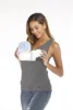 Kangaroo Safety Pocket T-Shirt Baby Summer Pregnancy Carrier Feeding Nylon Cotton Clothing Father Mother Short Sleeves Tops 5