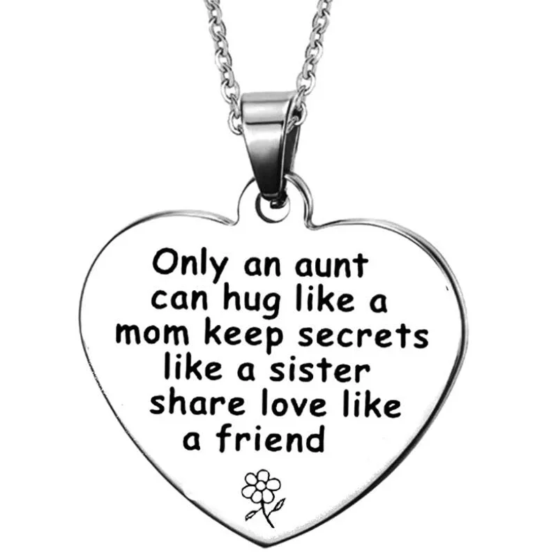 Tante Geschenk von Nichte Halskette-Nur eine Tante Können Umarmung Wie EIN Mom Halten Geheimnisse Wie EINE Schwester Keychain tante Geburtstag Weihnachten Geschenk