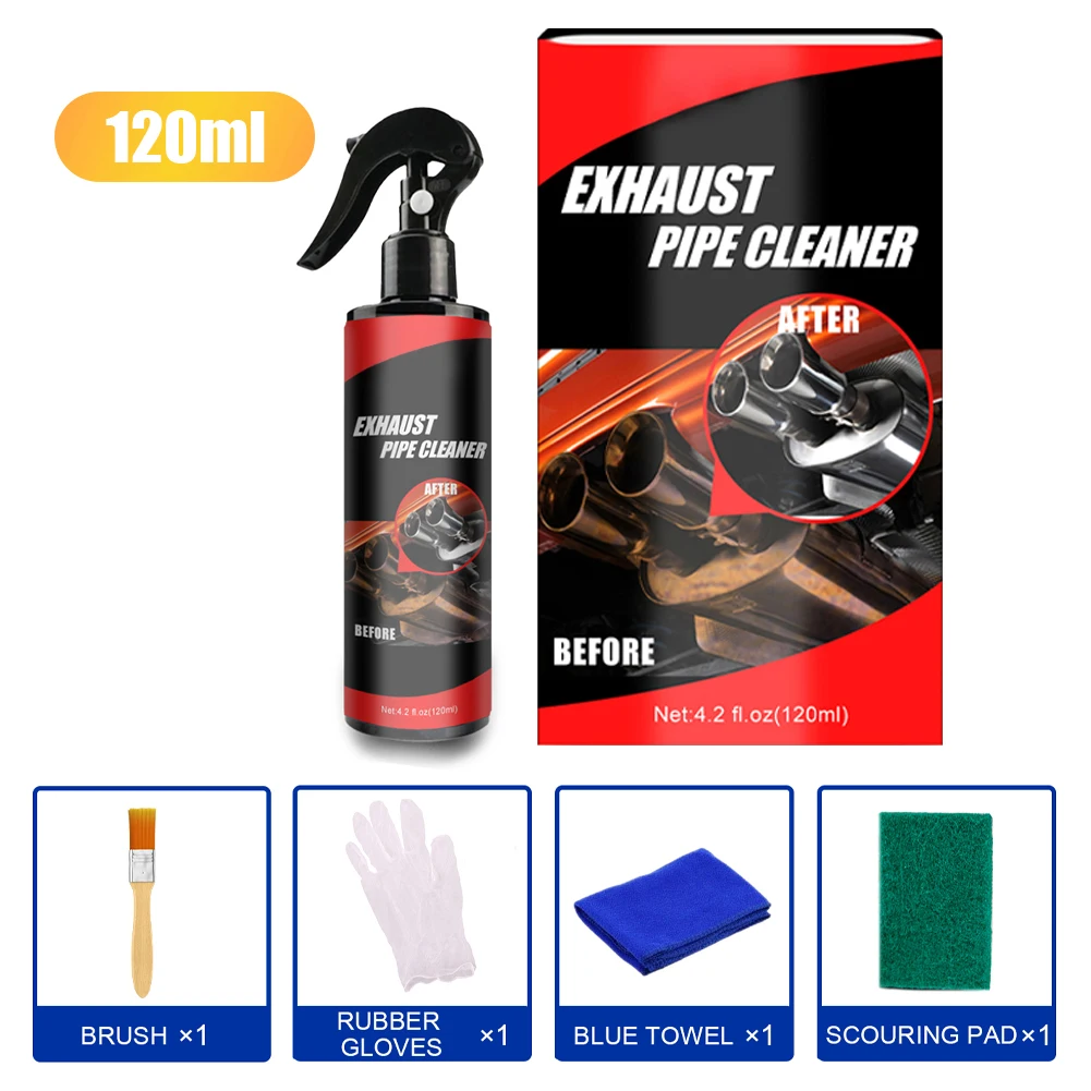 

Multi Purpose 120ml Rust Remover Spray Metal Surface Chrome Paint Car Maintenance Iron Powder Cleaning Rust Remover Cleaner