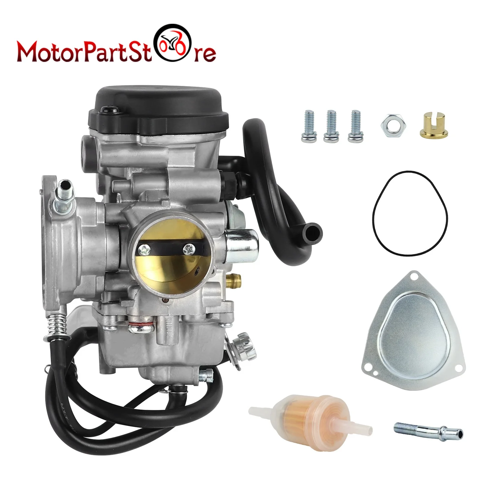 

PD33J Carburetor Carb for Yamaha YFM350 YFM250 YFM400 YFM450 Big Bear 250 400 Wolverine Grizzly Bruin 350 450 Kodiak 400 450