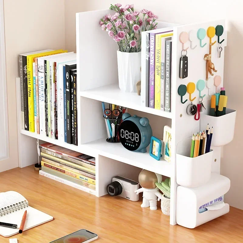 Modular Office Magazine Holder Desk Organizer Mini Small Book Bookcase Children Porte Revue Bois Furniture Bookcase