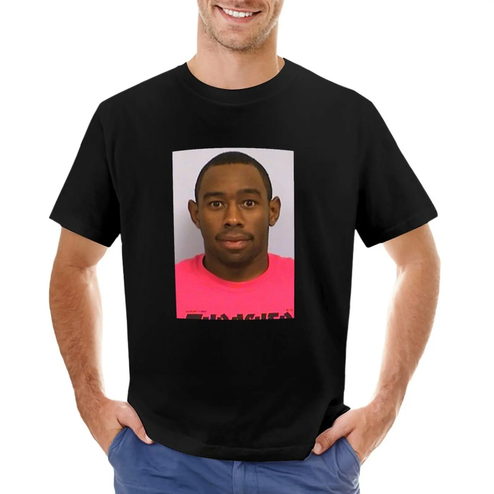 

tyler mugshot T-Shirt custom t shirts summer top animal print shirt for boys oversized t shirts for men