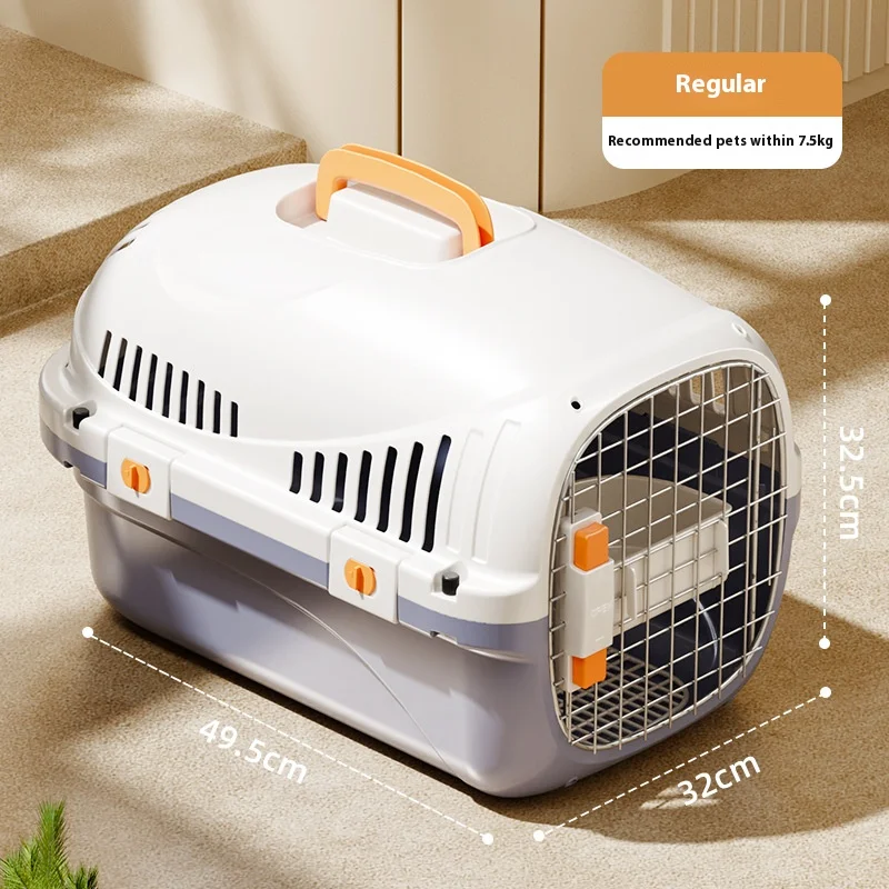 New Cat Air Box, Portable Portable Cat Cage, Bag, Car Carrying Pet Transport Box Pet Car Carrying Box, Transport Air Box