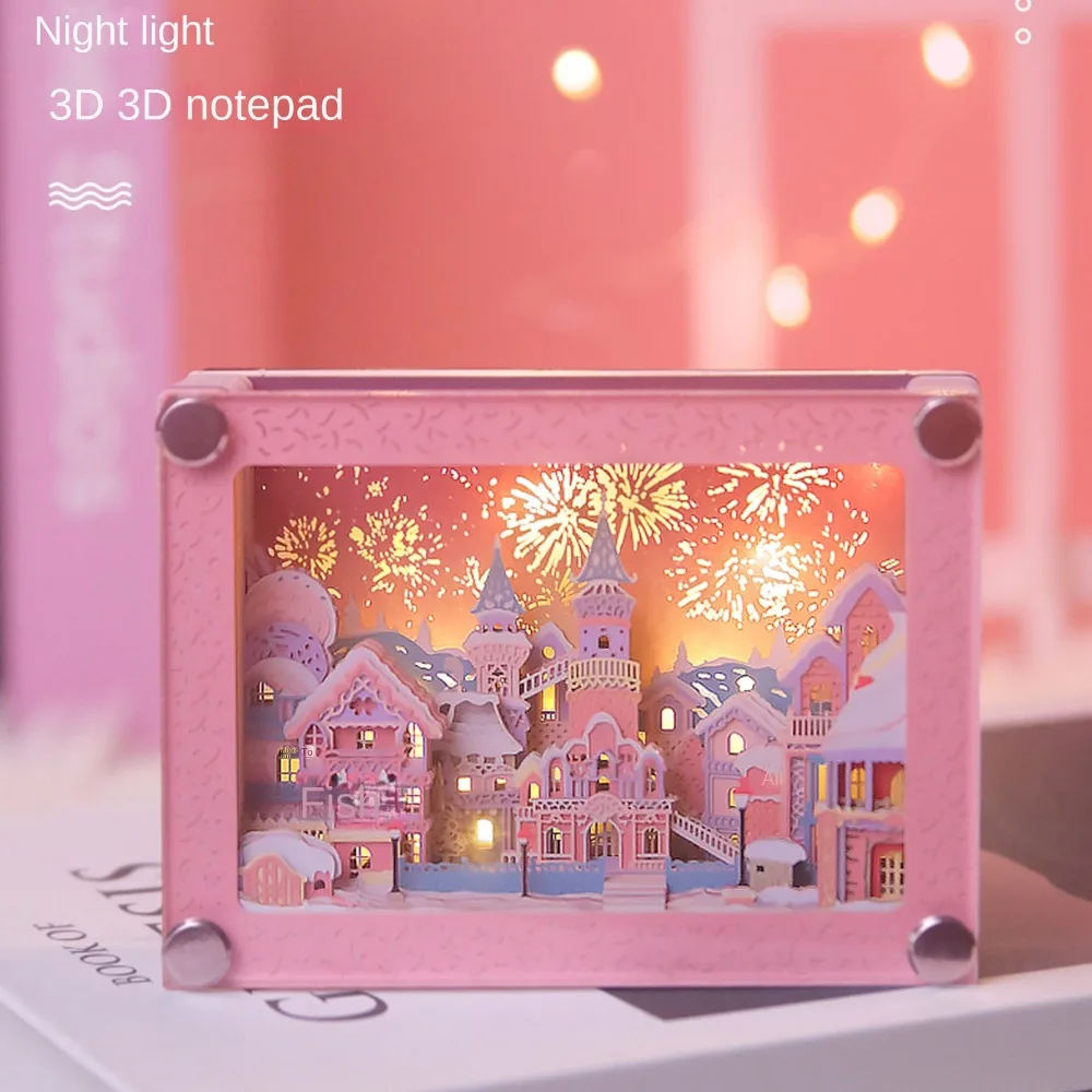 

Notepad Paper Carving Model Notepad NEW 3D Mini 100 Sheets Memo Pads Paper 3D Sticky Note Pad Home