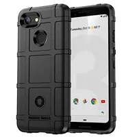 Shield Shockproof Case for Google Pixel 3 3XL 3a Anti-Slip Grid Silicone Cover for pixel 3a xl 3xl lite Armor Rubber Back Cases 1