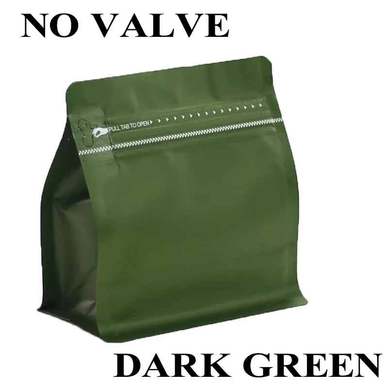 Resealable Thick Aluminum Foil Zipper Bags for Coffee and Tea Packaging, 25-Pack