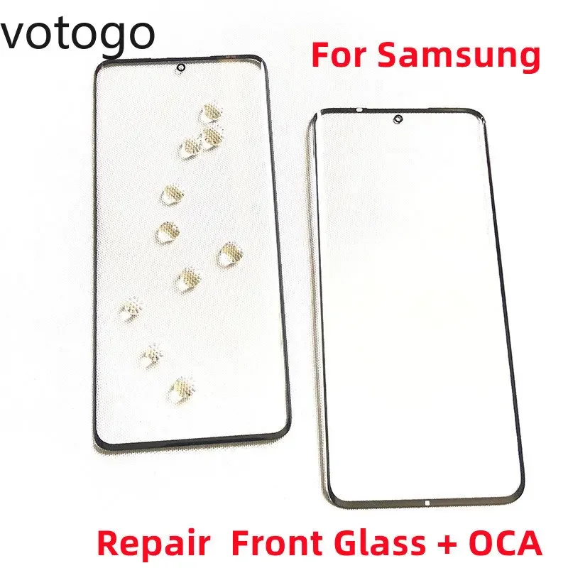 Sostituisci Il Vetro Anteriore + Oca Per Samsung Galaxy S23 S22 S21 S20 S10 Plus Z Fold Note 9 10 20 Ultra 5G Display Lcd Touch Screen Lens