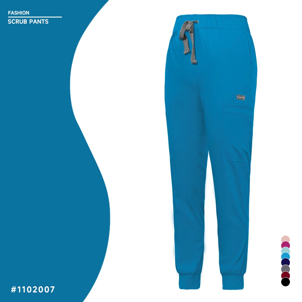 

Unisex Jogger Dentist Solid Color Beauty Salon Nursing Men Jogging Spa Uniform Pants Pet Medical Doctor Scrub