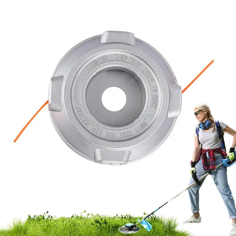 

Universal Grass Trimmer Head For Garden Lawn Mower Brush Cutter Head Thread Grass Cutting Lines Head for Straight Shaft Trimmer