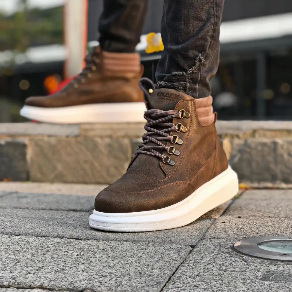 Knack high sole shoes 504 mink