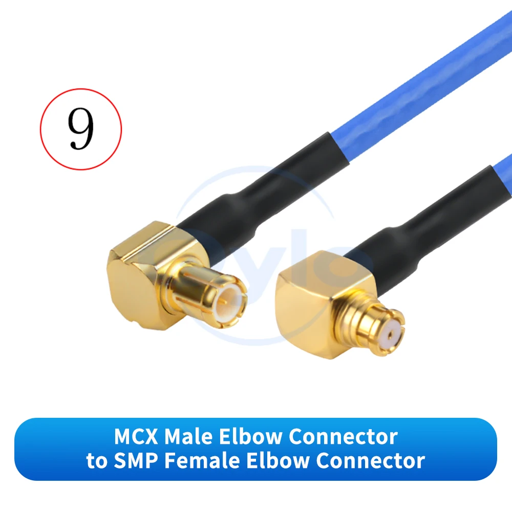 MCX auf SMP Stecker/Buchse Verlängerungskabel Adapter GOP Kabel 086/RG405 Halbflexibles HF-Kabel MCX auf SMP Kabel (1 Stück) – Detail 11