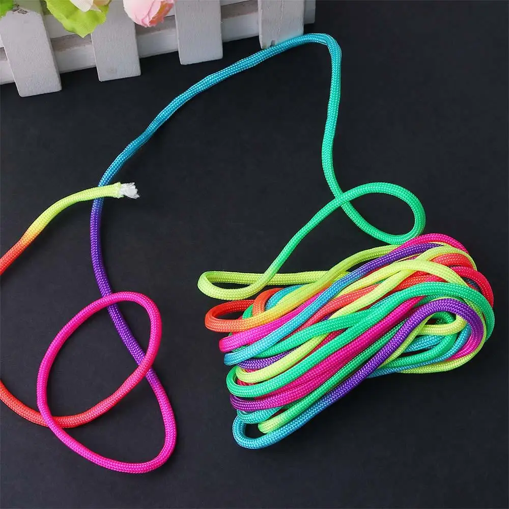 Ausrüstung Fallschirmschnur Regenbogen-Paracord-Seil Regenbogenfarben-Seil DIY Überlebensarmband Fallschirmschnur-Lanyard – Detail 4