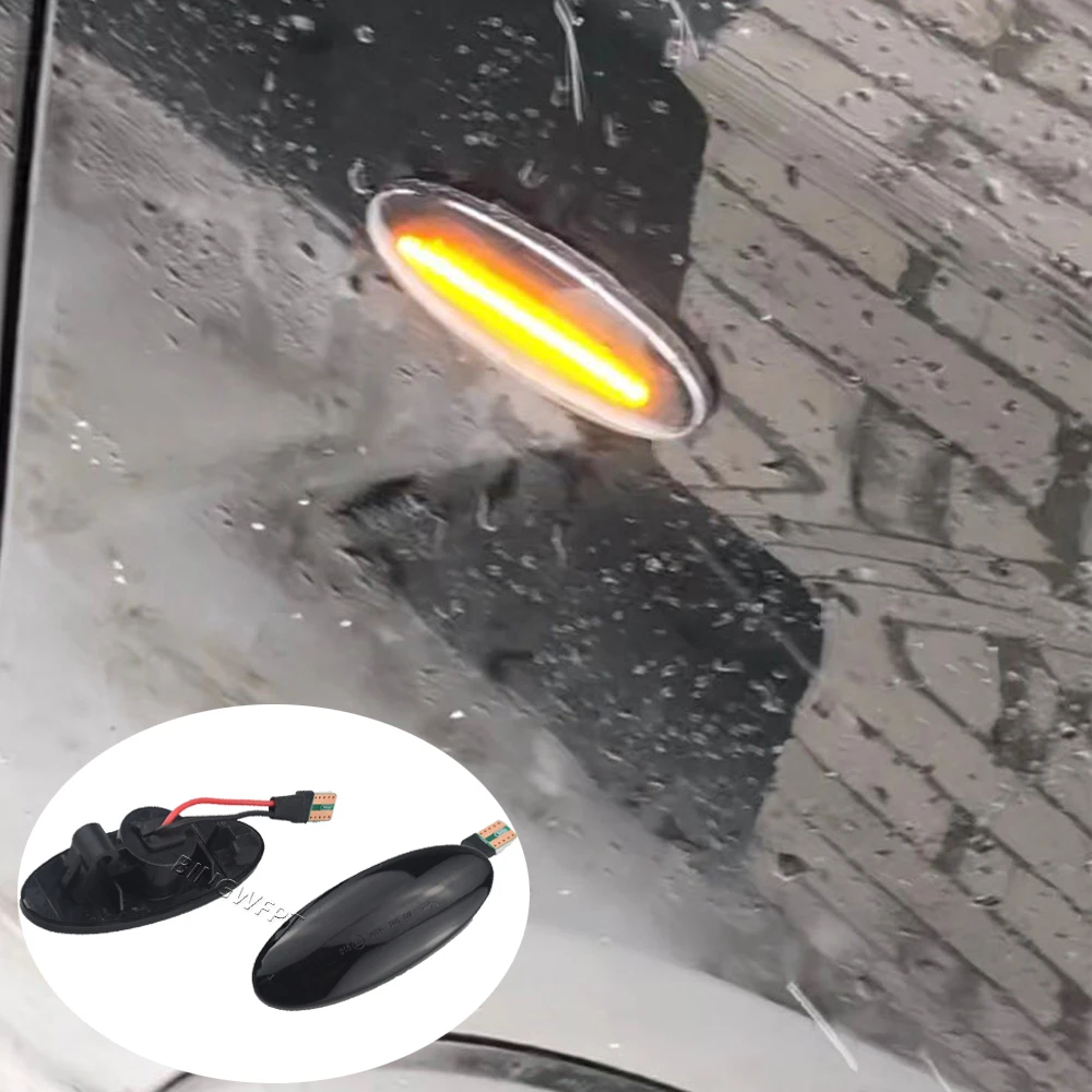 Автостайлинг для Nissan Qashqai Dualis Juke Micra March Micra CUBE EVALIA Note X-Trail LEAF Dynamic светодиодный Боковые указатели поворота
