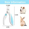 Bunny Teeth Nipper Cutter Stainless Steel Pet Teeth Clipper Suitable For Rabbits Squirrels Small Animal Care 6