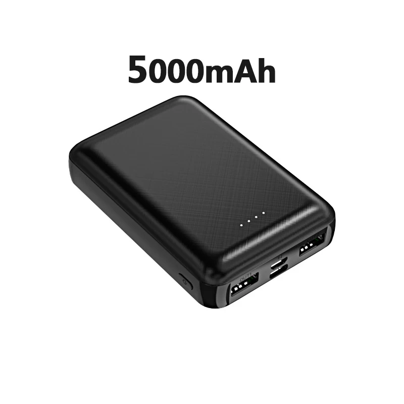 סוללת גיבוי חיצונית ניידת דקה במיוחד עם טעינה מהירה באמצעות USB בנפח 20000mAh, מתאימה לחימום מעילים וג'קטים במתח 5V 2A