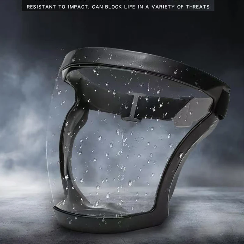 Dust And Anti-Fog Transparent Mask High-Definition Fog-Free Welding Eyewear Head-Mounted Full-Face Protection