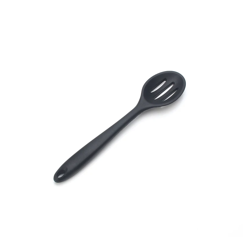 Black Slotted Spoon