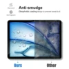 Screen Protector for iPad Air 11 Inch M2 2024 6th Gen Anti-Scratch High Hardness Bubble-Free Tempered Glass for iPad Air 6 11'' 3