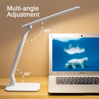 Desk Lamp Rechargeable USB Light Book Reading Lights Table Lamp Stepless Dimming Led Eye Protection Reading Night Light 3