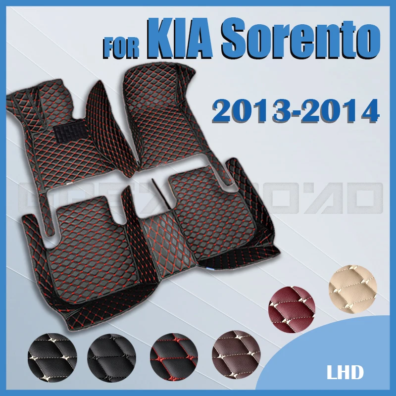 Car floor mats for KIA Sorento（five seat）2013 2014 Custom auto foot Pads automobile carpet cove | Автомобили и мотоциклы