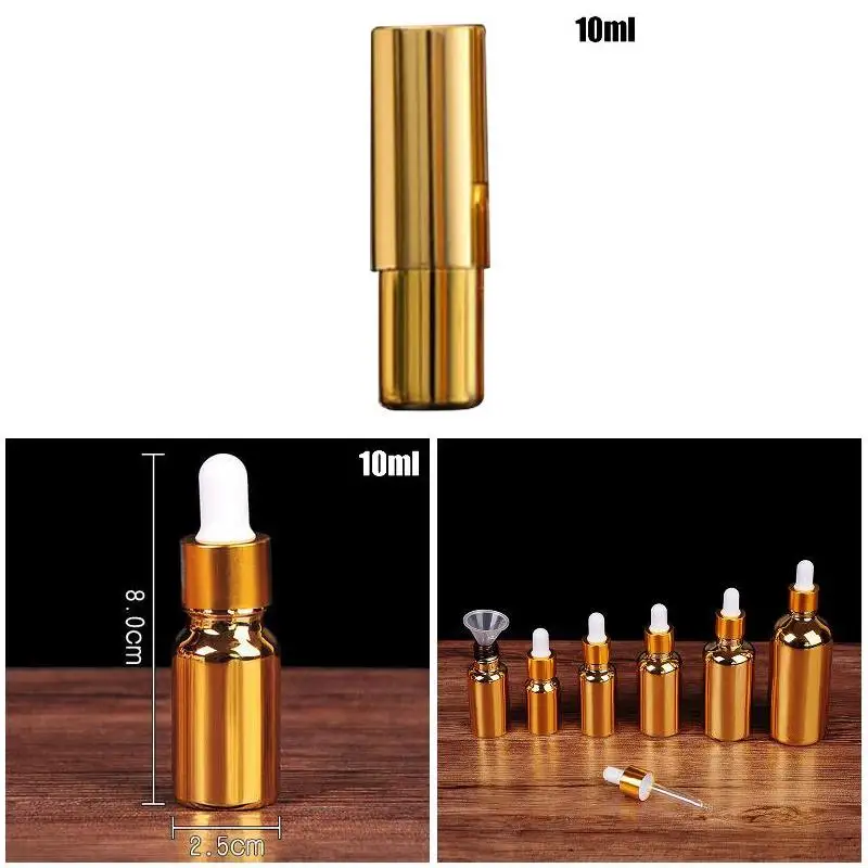 

Empty Glass Essential Oil Bottle Portable Liquid Container For Travel