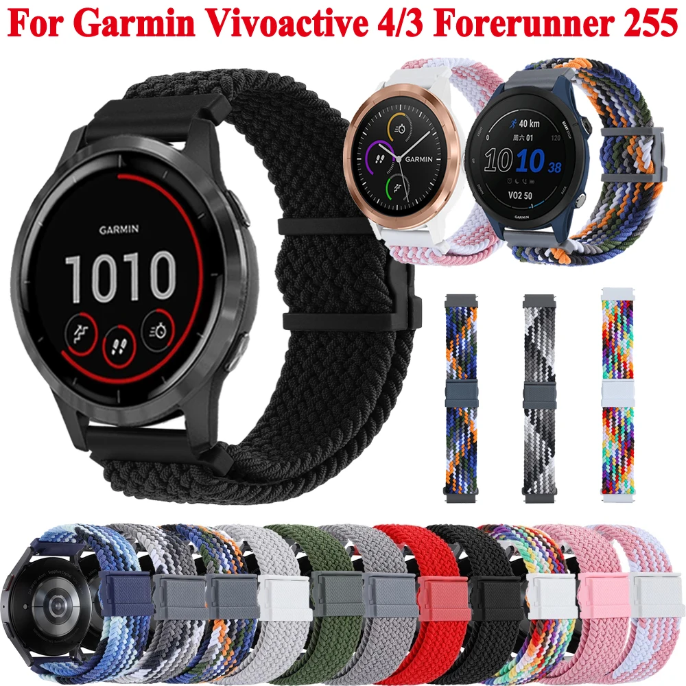 20mm 22mm Watch Bands For Garmin Vivoactive 4 3 Strap Venu 2 Plus Sq