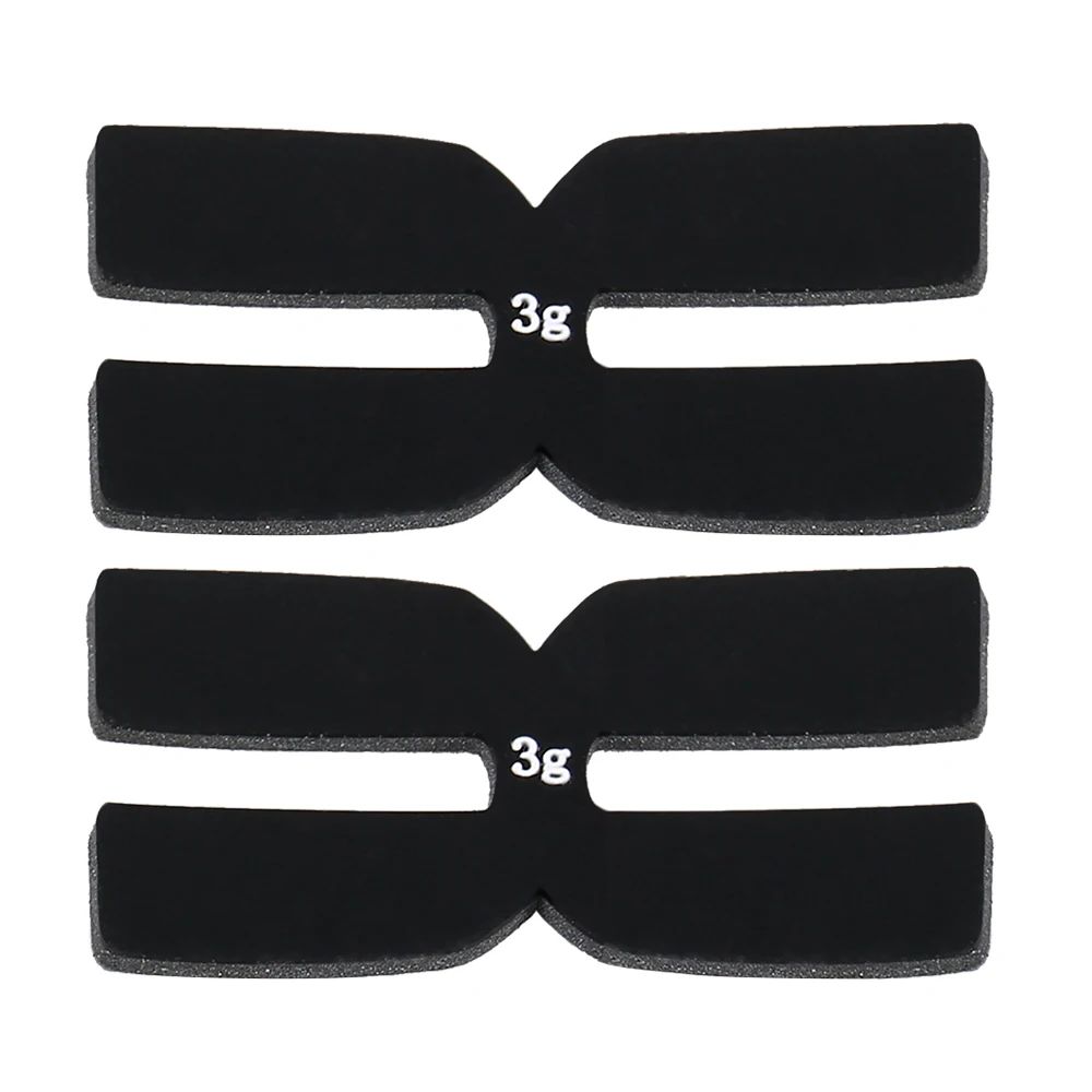 Tennis Accessories Tennis Racket Tape 6pcs 3g Tennis Racket Weight Balance Strips Tennis Badminton Racquet Sports Silicone Racquet Weight Balance Tapes