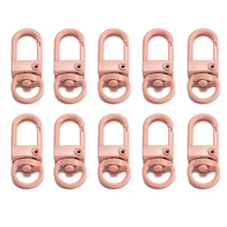 Alloy Snap Lobster Clasp Hooks for DIY Jewelry and Accessories (10 - Pack) Wholesale (Dark Pink)