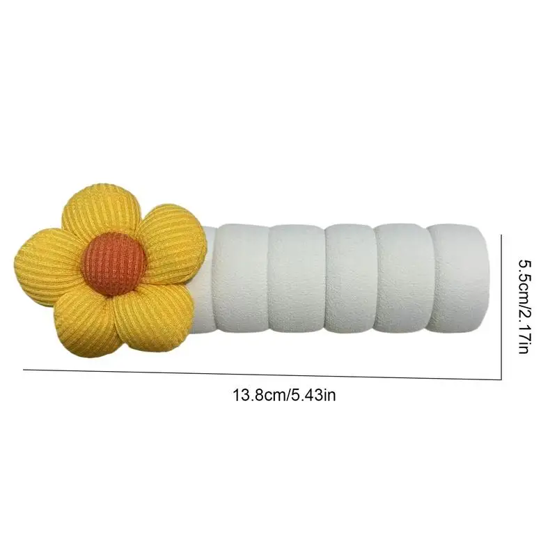 Child Door Knob Covers Flower Doorknob Protective Sheath Winter Anti-static Doorknob Covers Cute Cartoon Decoration Protective