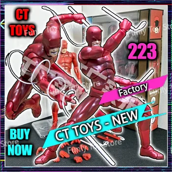 In Stock Ct Toys Daredevil Mafex 223 Comic Version Figure SHF Anime Action Figure Figurine Statue Model Custom Gifts Kids Toys 1