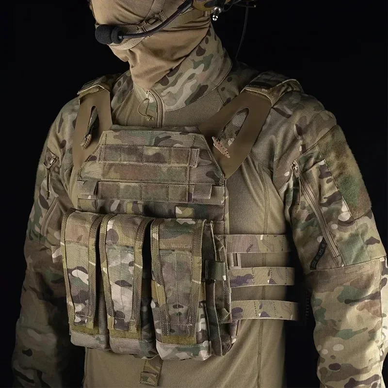 Gilet Tactique JPC – Plate Carrier – Camo – Molle – Airsoft Paintball