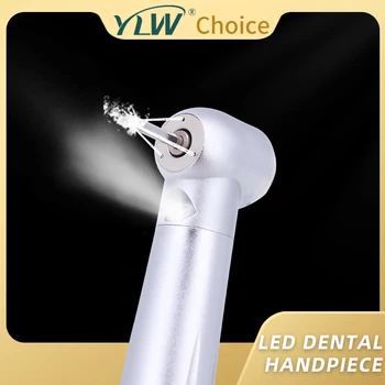 Manipolo dentale a LED Pulsante ad alta velocità 3 Cuscinetti in ceramica leggeri a spruzzo d'acqua Punte per odontoiatria Penne ad alta rotazione della turbina ad aria