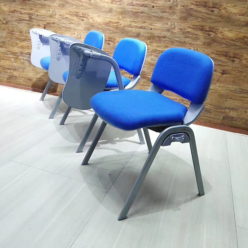 Training chair with writing board, enlarged fabric, four legged conference room chair, office chair, desk chair, integrated no water writing cloth brush gridded fabric mat chinese pr dropship