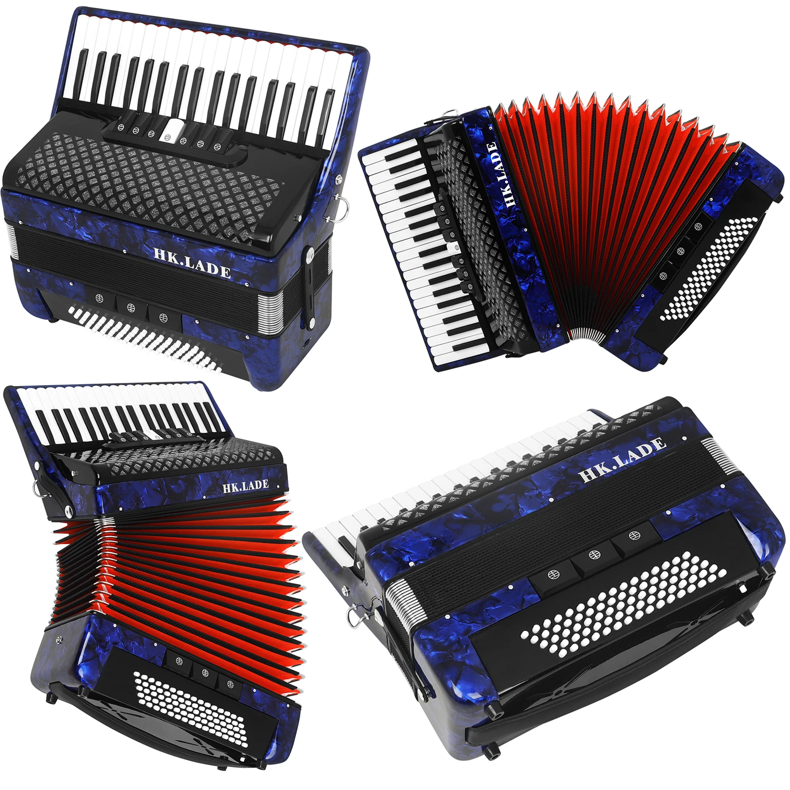 アコーディオン　HORNER　*AC16 Amazon.com: Hohner Corona C-II G/C/F Accordion - Red to Gold