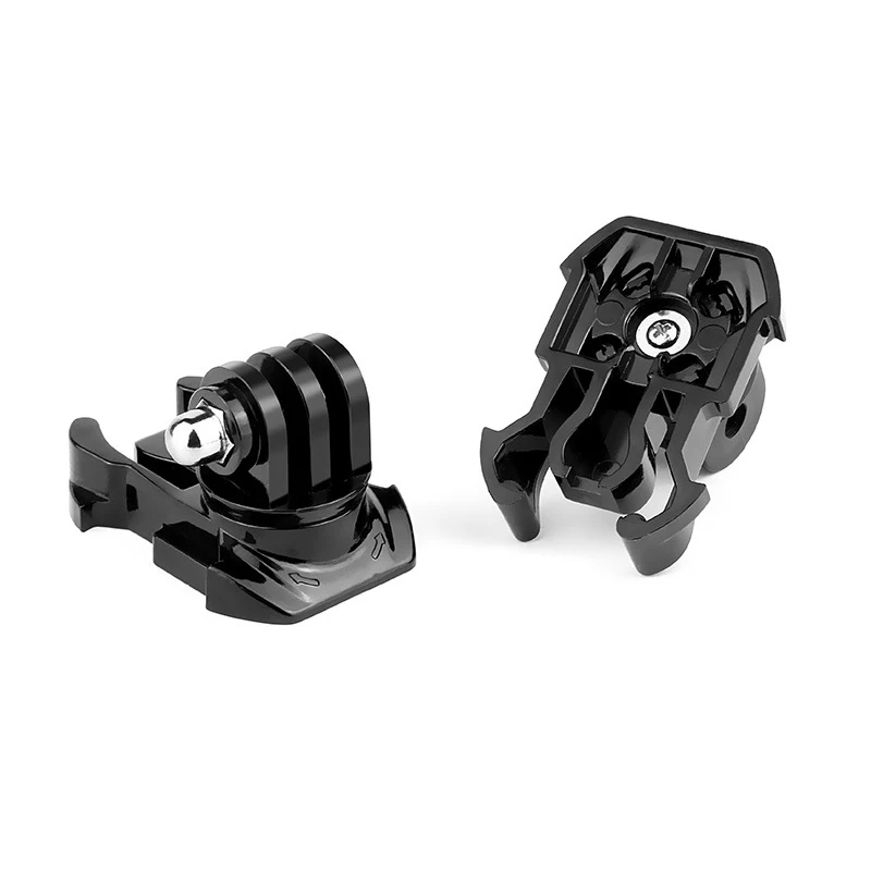 360° Rotate Adapter Helmet Mount Holder Base For GoPro Hero 13 12 11 10 9 8 7 Insta360 SJCAM SJ4000 AKASO DJI Osmo Action Camera