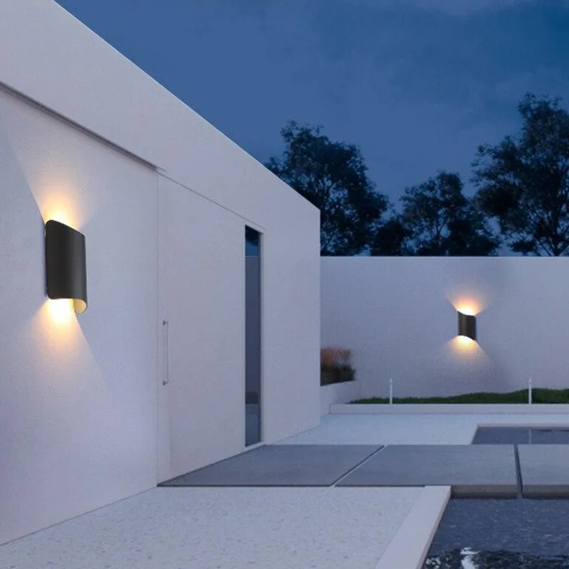 

Outdoor Waterproof Wall Lamp Courtyard Lamp IP65 Modern and Minimalist Wall Lamp Indoor Balcony Foyer LED Wall Lamp