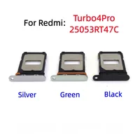 SIM Card Tray For Xiaomi Redmi Turbo4 Turbo4Pro 24129RT7CC 25053RT47C Repair Parts drawer chip card tray Socket Drawer Holder 3