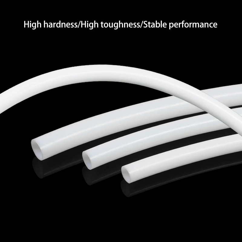 Premium PTFE Tube in Milk White - Assorted Diameters for Advanced 3D Printing Applications